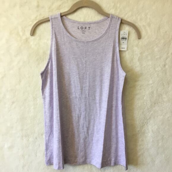 LOFT Tops - Loft Lilac Soft Basic Tank Top